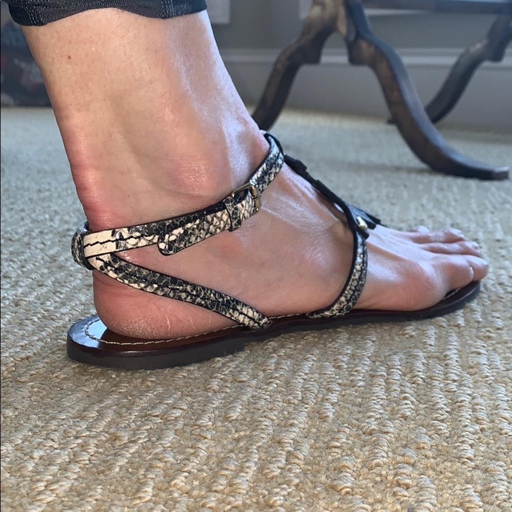 Brown Strappy Tory Burch Sandals